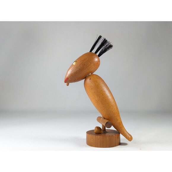 Vintage Smoking bird bottle opener, MCM Smoking Bird Bottle Opener, Housewarming - Picture 6 of 7